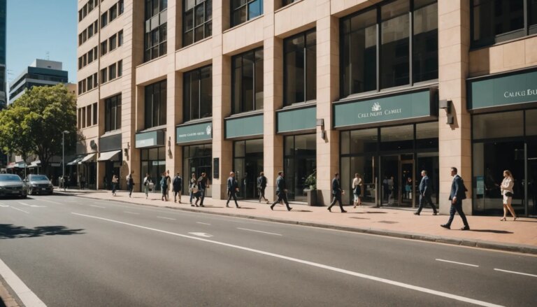 Sydney CBD office building exterior showing a conveyancer near me location