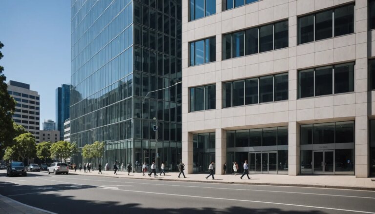 property solicitor near me modern Sydney CBD office building exterior